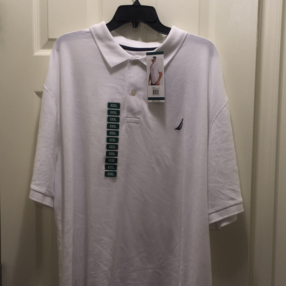 Nautica NWT white polo